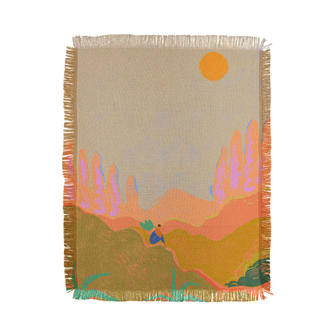 artyguava Wide Open Spaces I Throw Blanket
