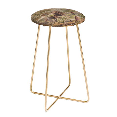 Aster Farne I Tropical Plants Counter Stool