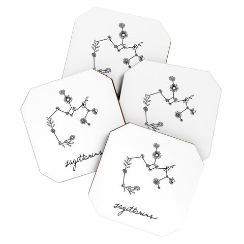 Aterk Sagittarius Constellation Coaster Set