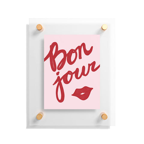 AthenesAtelier Bonjour II Floating Acrylic Print