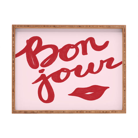 AthenesAtelier Bonjour II Rectangular Tray