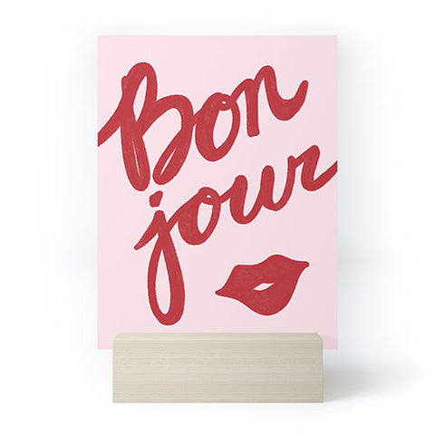 AthenesAtelier Bonjour II Mini Art Print