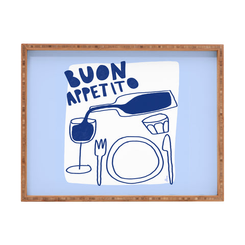 AthenesAtelier Buon Appetito Rectangular Tray