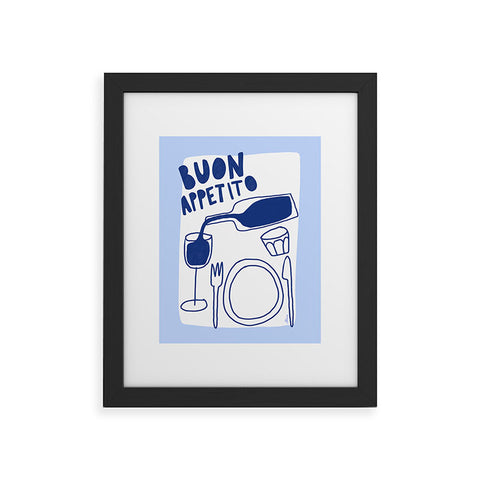 AthenesAtelier Buon Appetito Framed Art Print