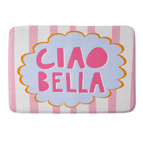 AthenesAtelier Ciao Bella I Memory Foam Bath Mat