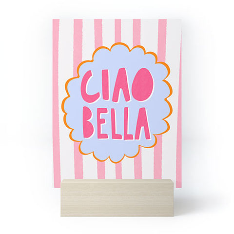AthenesAtelier Ciao Bella I Mini Art Print