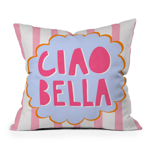 AthenesAtelier Ciao Bella I Throw Pillow