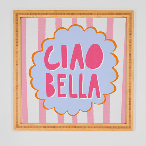 AthenesAtelier Ciao Bella I Framed Wall Art