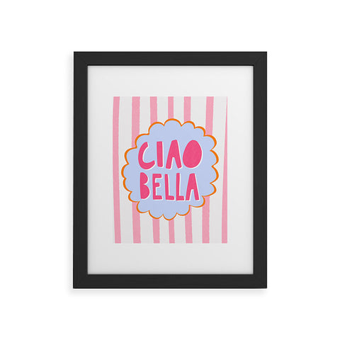 AthenesAtelier Ciao Bella I Framed Art Print