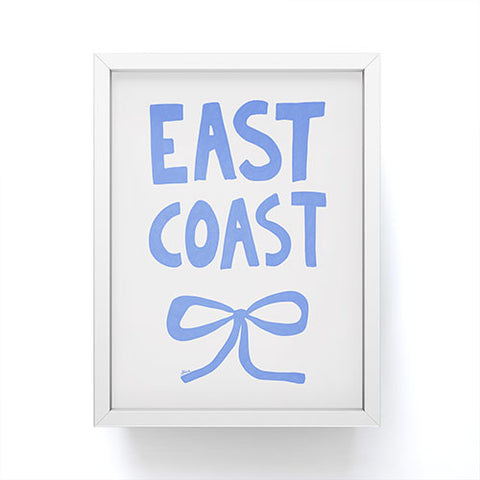 AthenesAtelier East Coast Framed Mini Art Print