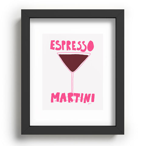 AthenesAtelier Espresso Martini II Recessed Framing Rectangle