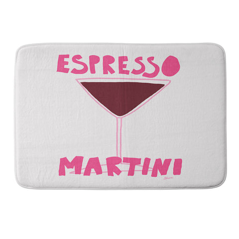 AthenesAtelier Espresso Martini II Memory Foam Bath Mat