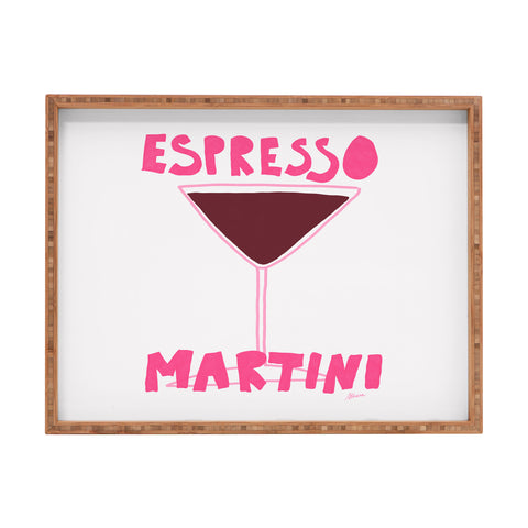 AthenesAtelier Espresso Martini II Rectangular Tray