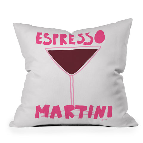 AthenesAtelier Espresso Martini II Outdoor Throw Pillow