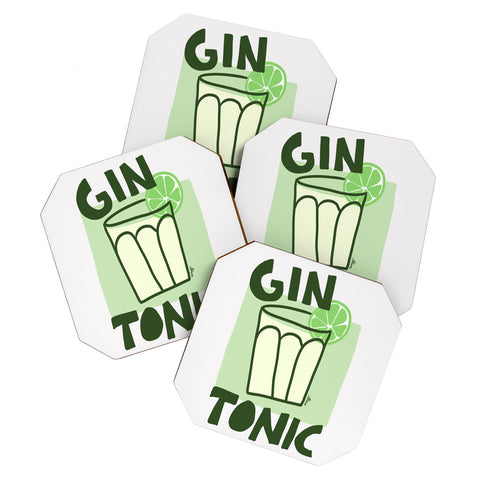 AthenesAtelier Gin Tonic I Coaster Set