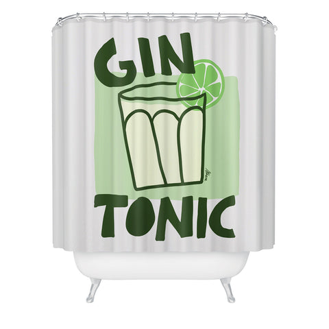 AthenesAtelier Gin Tonic I Shower Curtain