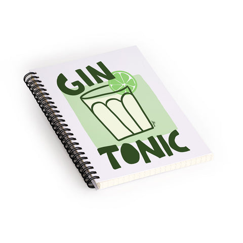 AthenesAtelier Gin Tonic I Spiral Notebook