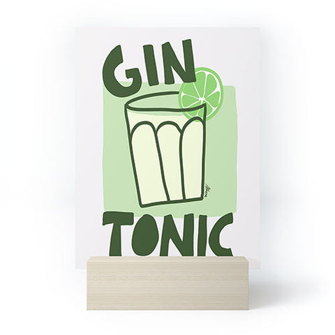 AthenesAtelier Gin Tonic I Mini Art Print