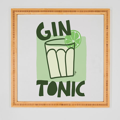 AthenesAtelier Gin Tonic I Framed Wall Art