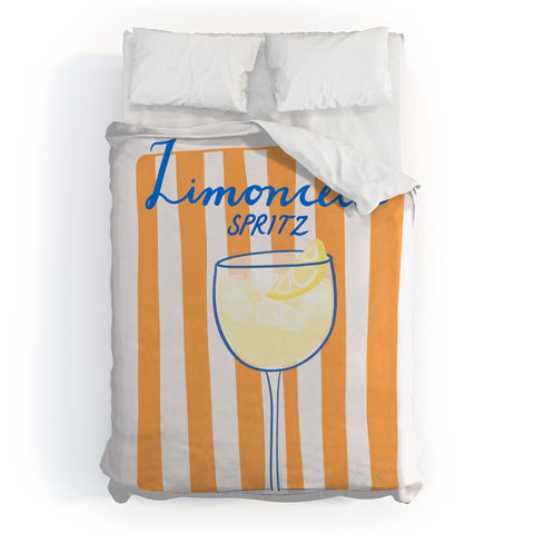 AthenesAtelier Limoncello Spritz Duvet Cover
