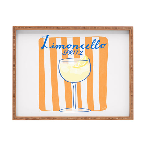 AthenesAtelier Limoncello Spritz Rectangular Tray