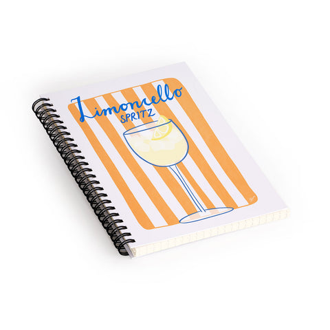 AthenesAtelier Limoncello Spritz Spiral Notebook