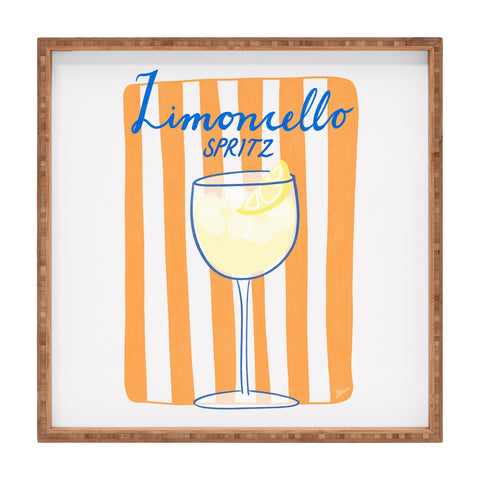 AthenesAtelier Limoncello Spritz Square Tray