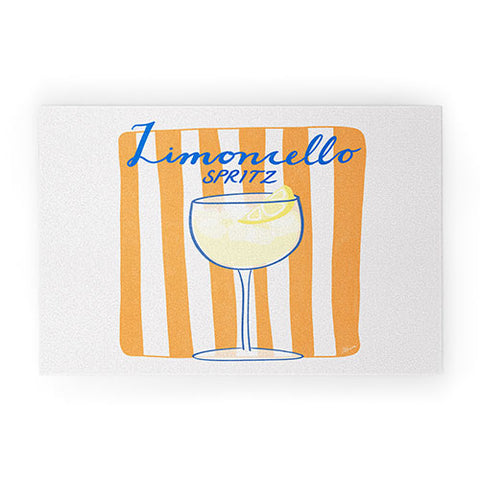 AthenesAtelier Limoncello Spritz Welcome Mat