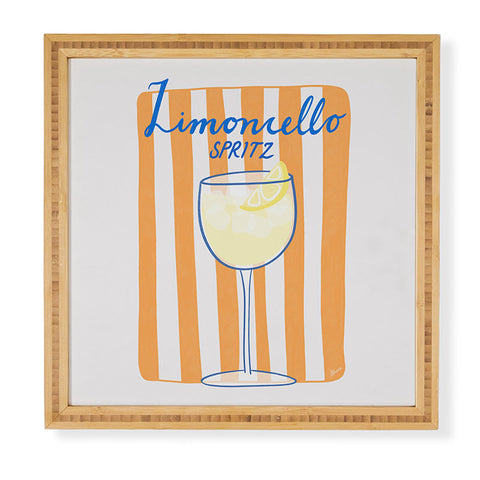 AthenesAtelier Limoncello Spritz Framed Wall Art