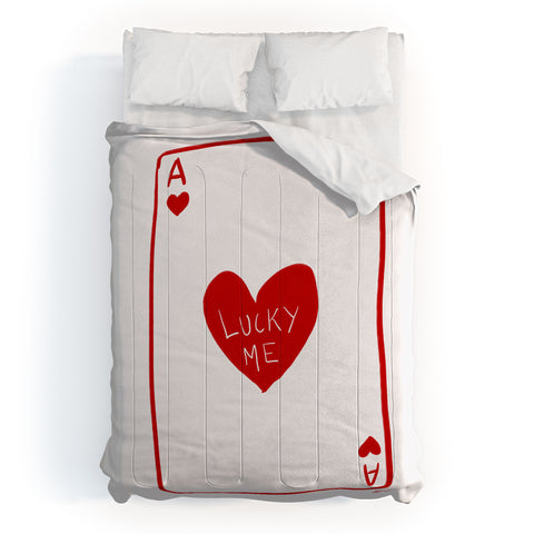 AthenesAtelier Lucky Me Playing Card Comforter