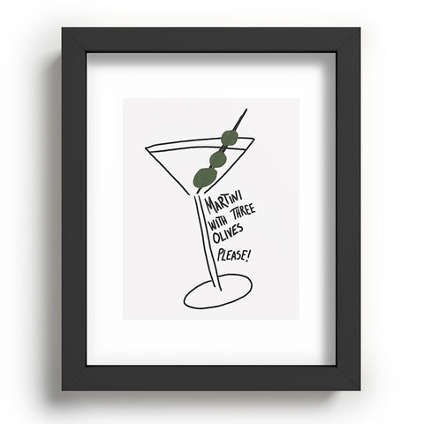 AthenesAtelier Martini Three Olives Recessed Framing Rectangle