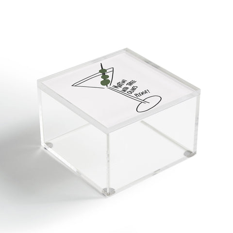 AthenesAtelier Martini Three Olives Acrylic Box