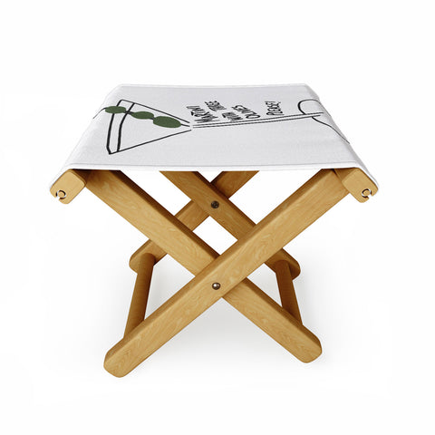 AthenesAtelier Martini Three Olives Folding Stool