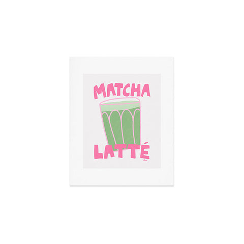 AthenesAtelier Matcha Latte Art Print