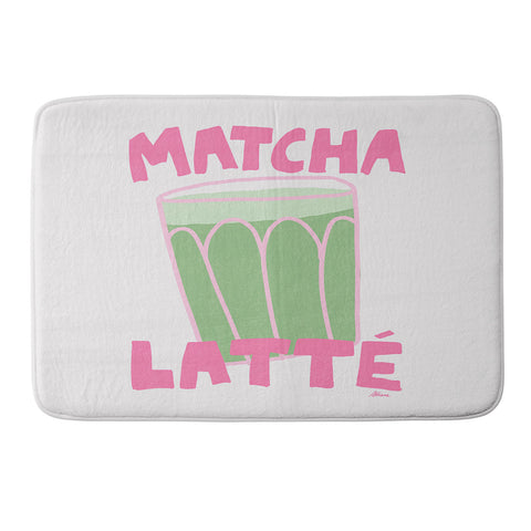 AthenesAtelier Matcha Latte Memory Foam Bath Mat