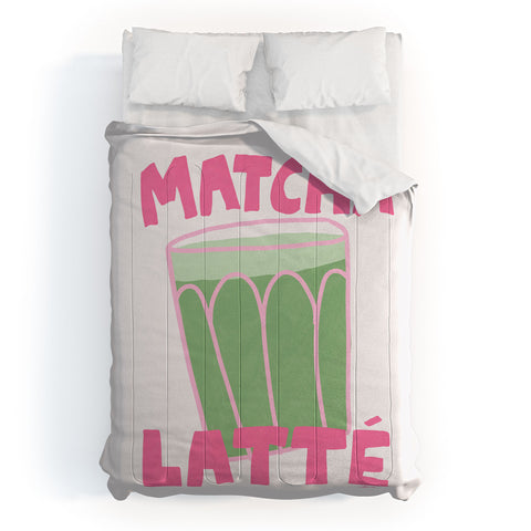AthenesAtelier Matcha Latte Comforter