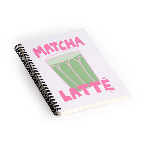 AthenesAtelier Matcha Latte Spiral Notebook