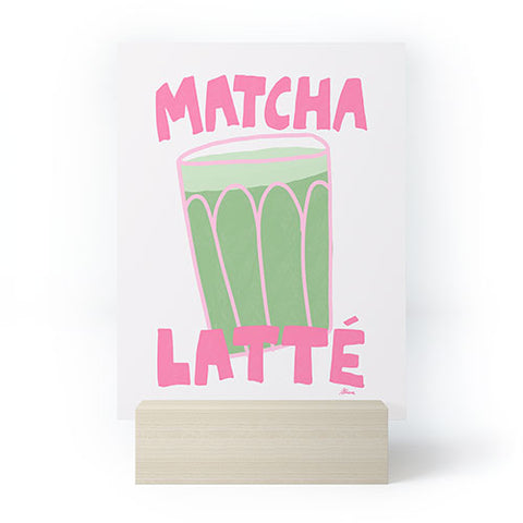 AthenesAtelier Matcha Latte Mini Art Print