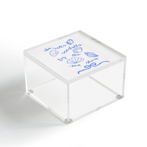 AthenesAtelier She Sells Sea Shells Coastal Acrylic Box