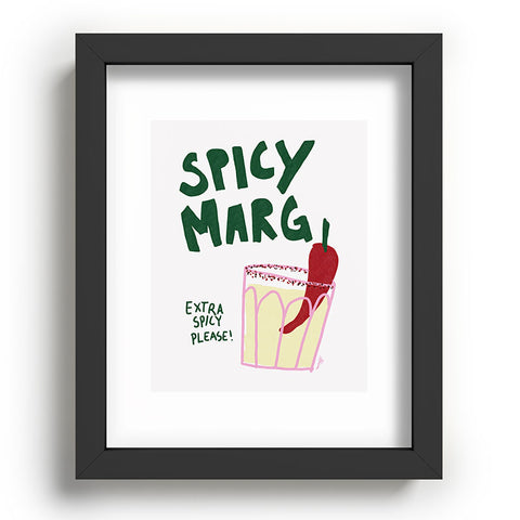 AthenesAtelier Spicy Margarita Cocktail Recessed Framing Rectangle