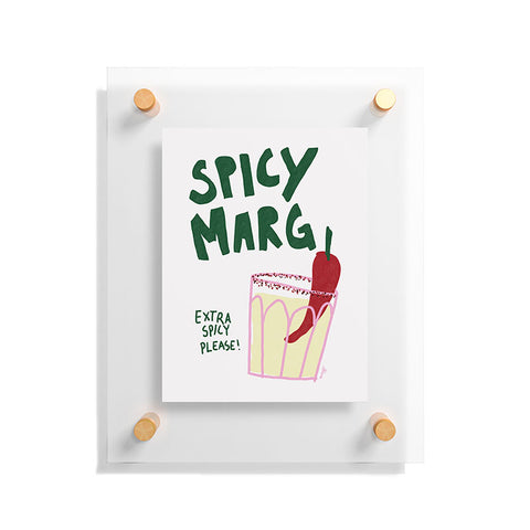 AthenesAtelier Spicy Margarita Cocktail Floating Acrylic Print