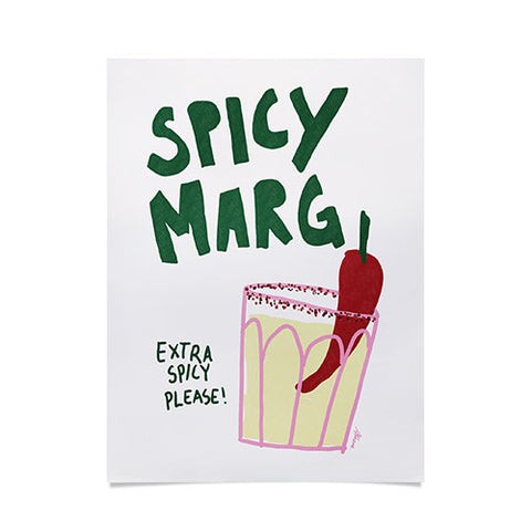 AthenesAtelier Spicy Margarita Cocktail Poster