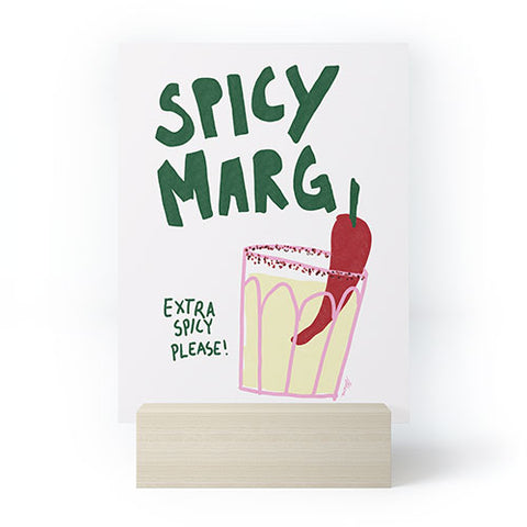 AthenesAtelier Spicy Margarita Cocktail Mini Art Print