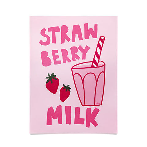 AthenesAtelier Strawberry Milk I Poster