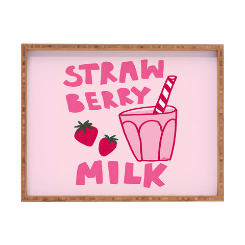 AthenesAtelier Strawberry Milk I Rectangular Tray