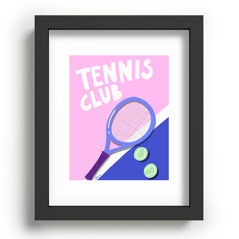 AthenesAtelier Tennis Club Recessed Framing Rectangle