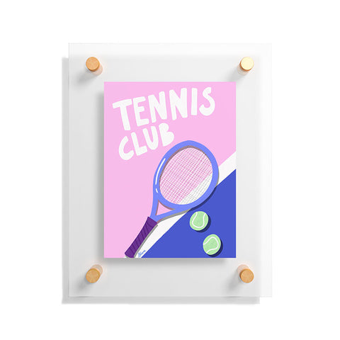 AthenesAtelier Tennis Club Floating Acrylic Print