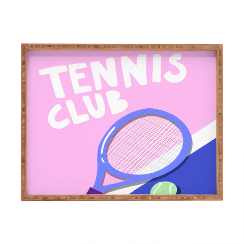 AthenesAtelier Tennis Club Rectangular Tray