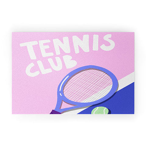 AthenesAtelier Tennis Club Welcome Mat