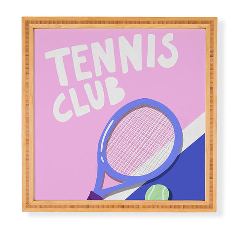 AthenesAtelier Tennis Club Framed Wall Art